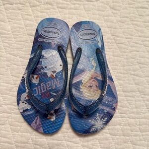 Havaianas Blue Artistic Flip Flops